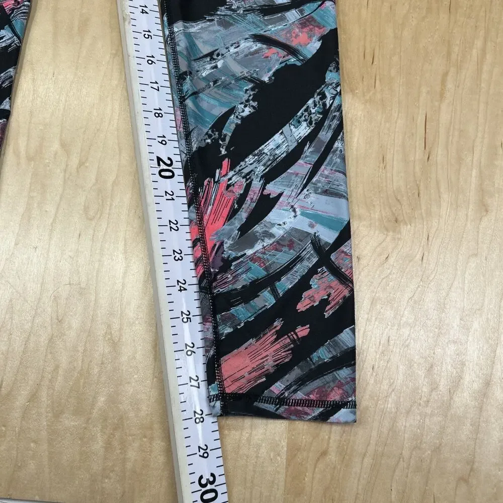 Fabletics Women’s Large Abstract Print Athletic Leggings Yoga Gym Running Pants - Picture 3 of 9